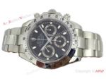 Replica Rolex Daytona Watch Stainless Steel Black Dial - Buy Swiss