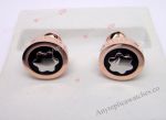 AAA Grade Replica Montblanc Contemporary Cufflinks Rose Gold