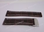 Aftermarket Breitling Brown / Coffee Real Leather strap 24mm 