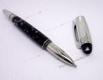 Montblanc Rollerball pen Black Marble Barrel Silver Cap