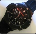 Solid Black Hublot Luna Rossa Replica Watch Huglot Chronograph Watch