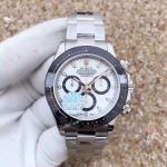 Jf Factory Swiss Grade 7750 Rolex Daytona Watch SS White Dial Ceramic Bezel