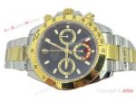 Fake Rolex Watches: 2-Tone Black Dial Cosmograph Daytona - Swiss Grade